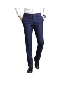 Formal Trousers - Blue-Black