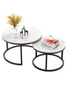 Two Size Living Room Round Smart Coffee Table