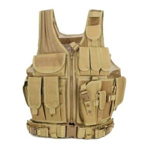 Tactical Vest for Military Police Combat vest-Khaki