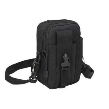 Tactical Pouches Adjustable Molle military Sport Waist Bag-Black