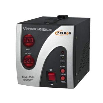 Delron DAS-1500 Stabilizers -1500VA Black (Digital Display)