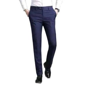 Formal Trousers - Blue-Black 