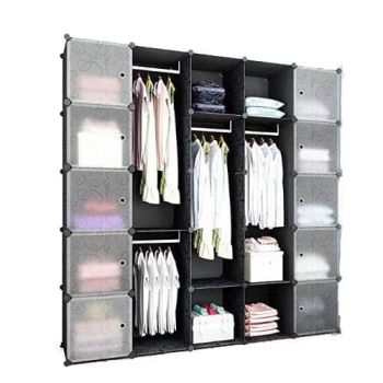 25 Cubes Plastic Wardrobe 