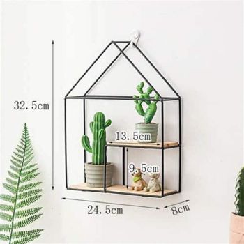 Natural Home Decor Metal wall Shelf 