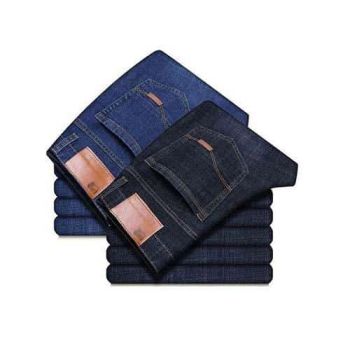 Straight Cut Men's Jeans Trousers - 2-Piece 