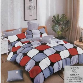 Bedsheet Super King Size 2 Bed sheet with 5 Pillow cases