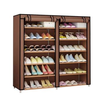 12 Layers DIY Portable Double Shoe Rack