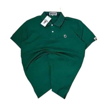 High Quality Men Cotton Polos T Shirt -Green 