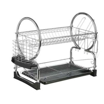 Dish Rack Double Layer Kitchen Storage Dish Drying Rack