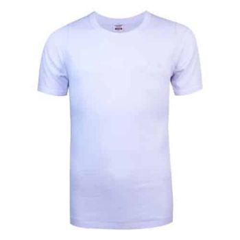 Chase Deer Short Sleeve T-Shirt Round Neck- White