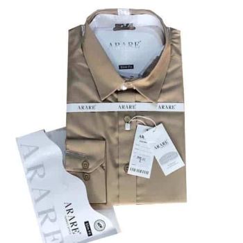 Long Sleeve Shirts for Both Casual / Formal -Cream