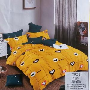 Bedsheet King Size Bedsheet Multicolor 7pcs 