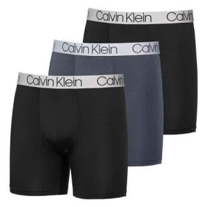 Calvin Klein Cotton Boxer Shorts- W/B/T