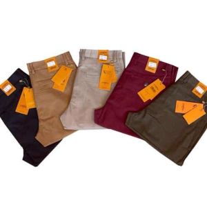 Khaki Men's Trouser  => 3pieces