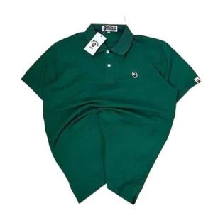 High Quality Men Cotton Polos T Shirt -Green 