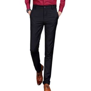 Formal |Office MenTrousers - Black 