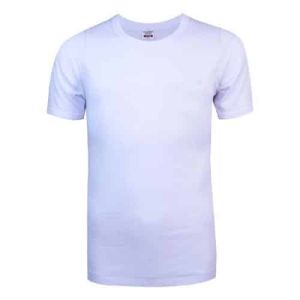 Chase Deer Short Sleeve T-Shirt Round Neck- White